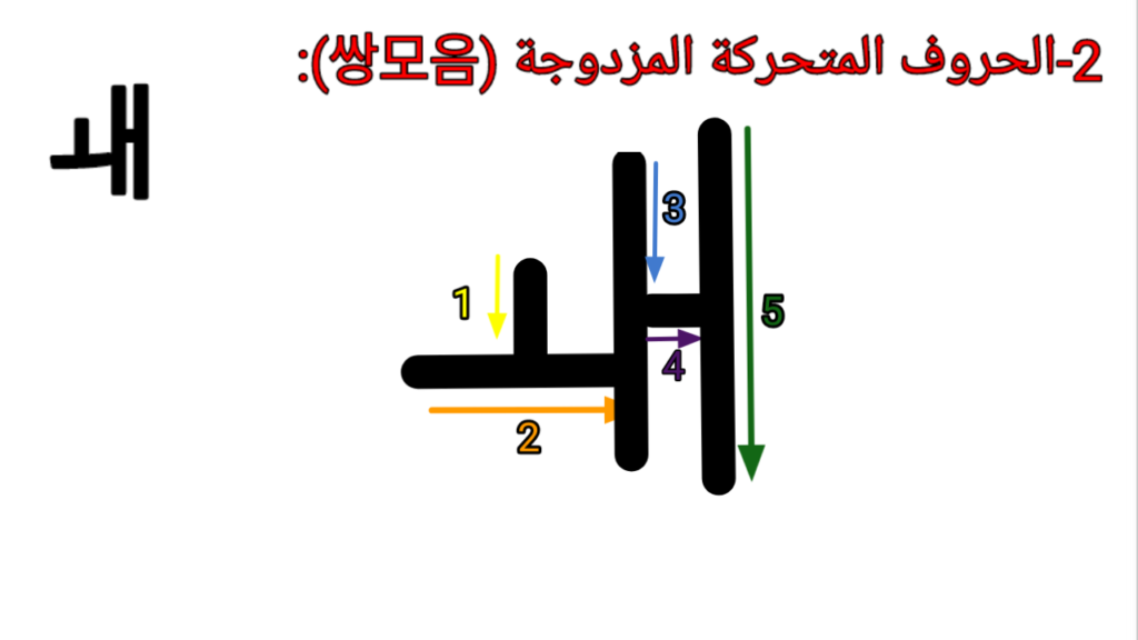 ㅙ (wae)كتابة حرف