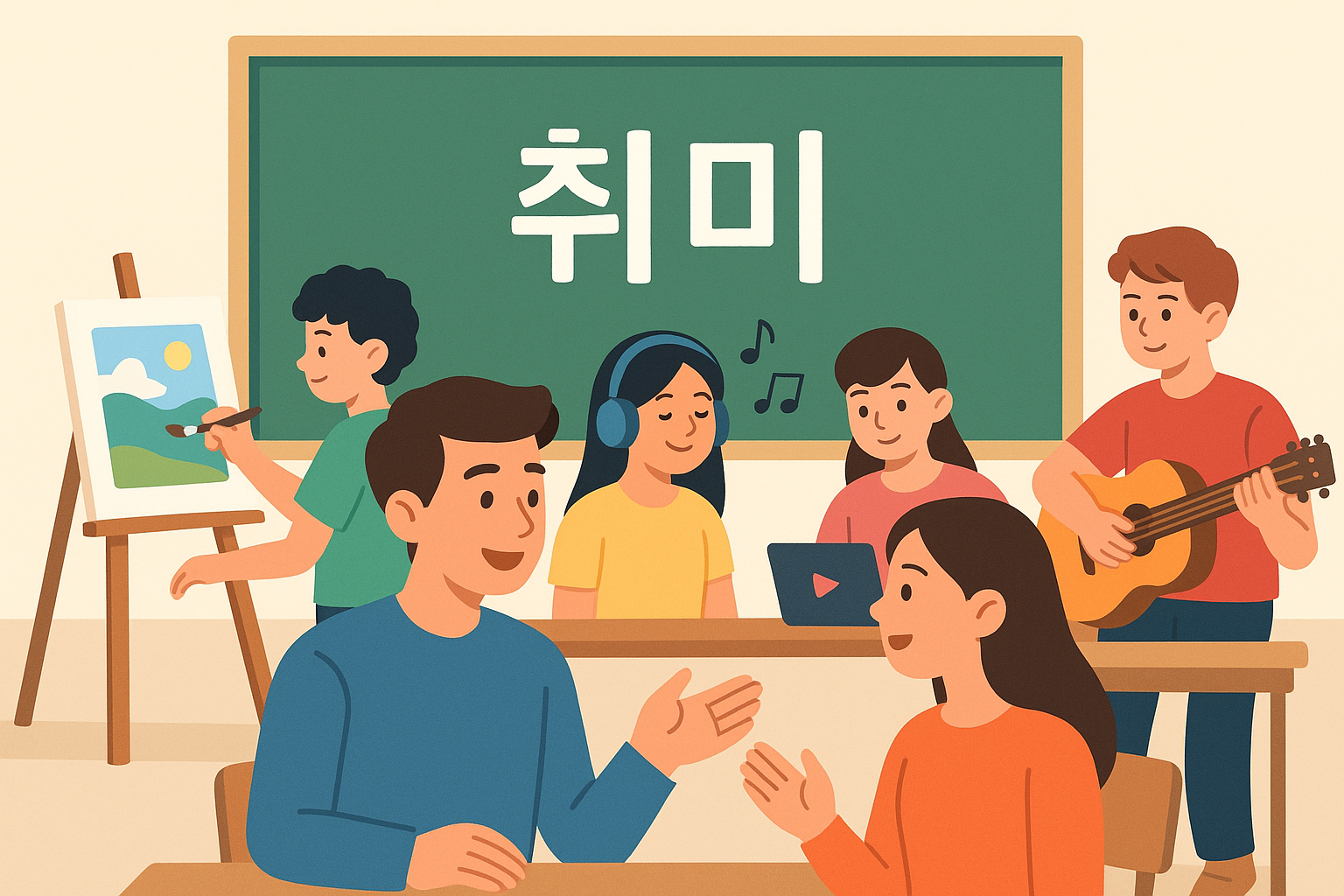 الهوايات- 취미